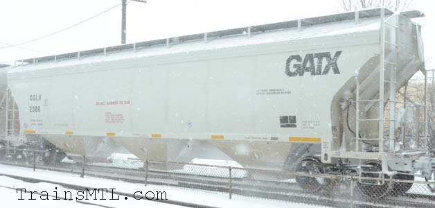Car/wagon CGLX2386 left side / coté gauche